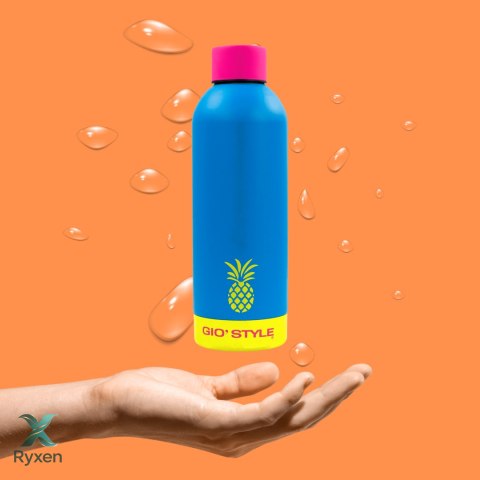 Butelka termiczna Kamai Gio Style, stal nierdzewna, niebieska, pojemność 0,5L Kamai Gio Style