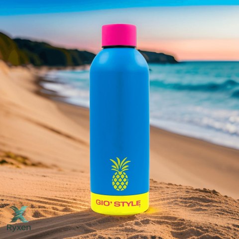 Butelka termiczna Kamai Gio Style, stal nierdzewna, niebieska, pojemność 0,5L Kamai Gio Style