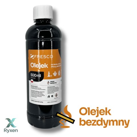 Paliwo olej do lamp, pochodni i świec 500ml CYTRYNOWY Fresco