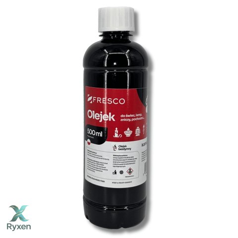 Paliwo olej do lamp, pochodni i świec 500ml TRUSKAWKA Fresco