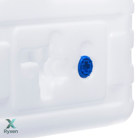 Kanister na wodę pitną z kranikiem i odpowietrznikiem, tworzywo HDPE, 20L Kamai SimplyCan