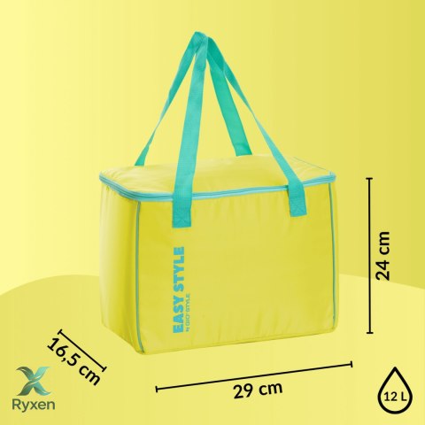 Torba termiczna Kamai Gio Style, zielona, pojemność 12L Giostyle