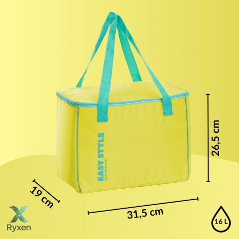 Torba termiczna Kamai Gio Style, zielona, pojemność 16L Giostyle