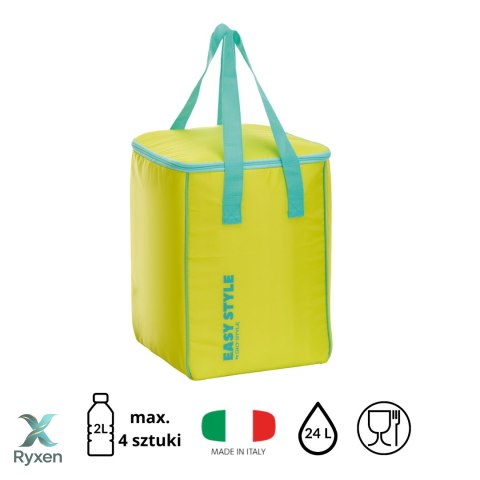 Torba termiczna Kamai Gio Style, zielona, pojemność 24L Giostyle