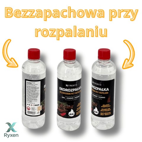 Żelowa eko-rozpałka 0,5L do grilla FRESCO bezzapachowa Fresco