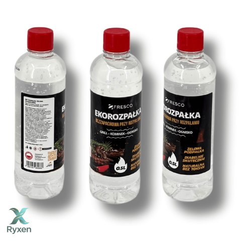 Żelowa eko-rozpałka 0,5L do grilla FRESCO bezzapachowa Fresco