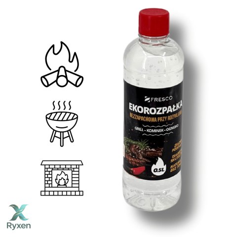 Żelowa eko-rozpałka 0,5L do grilla FRESCO bezzapachowa Fresco