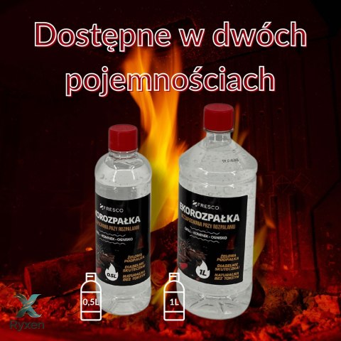 Żelowa eko-rozpałka 0,5L do grilla FRESCO bezzapachowa Fresco