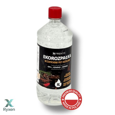 Żelowa eko-rozpałka 1,0L do grilla FRESCO bezzapachowa Fresco