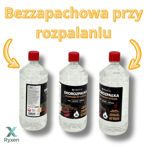 Żelowa eko-rozpałka 1,0L do grilla FRESCO bezzapachowa Fresco