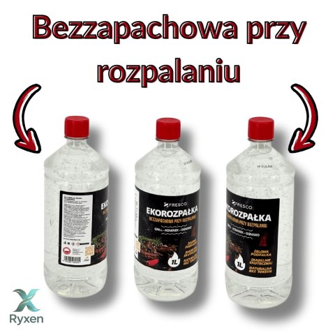 Żelowa eko-rozpałka 1,0L do grilla FRESCO bezzapachowa Fresco