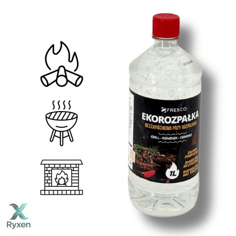 Żelowa eko-rozpałka 1,0L do grilla FRESCO bezzapachowa Fresco