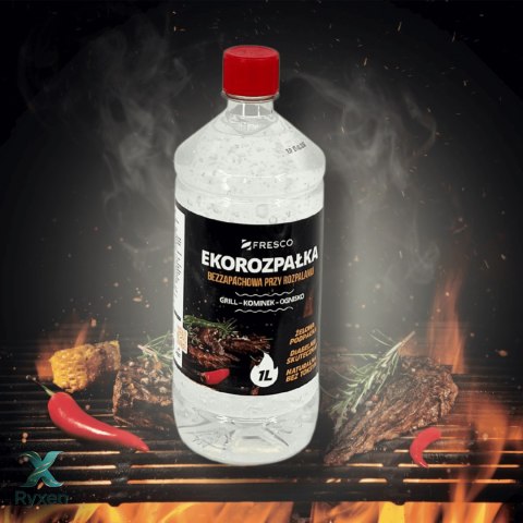 Żelowa eko-rozpałka 1,0L do grilla FRESCO bezzapachowa Fresco