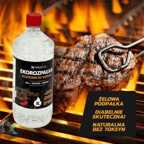 Żelowa eko-rozpałka 1,0L do grilla FRESCO bezzapachowa Fresco