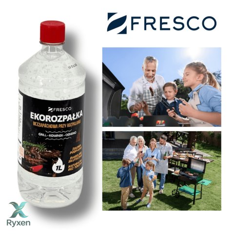 Żelowa eko-rozpałka 1,0L do grilla FRESCO bezzapachowa Fresco