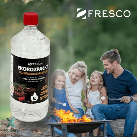 Żelowa eko-rozpałka 1,0L do grilla FRESCO bezzapachowa Fresco