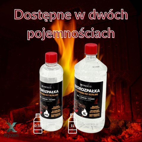 Żelowa eko-rozpałka 1,0L do grilla FRESCO bezzapachowa Fresco