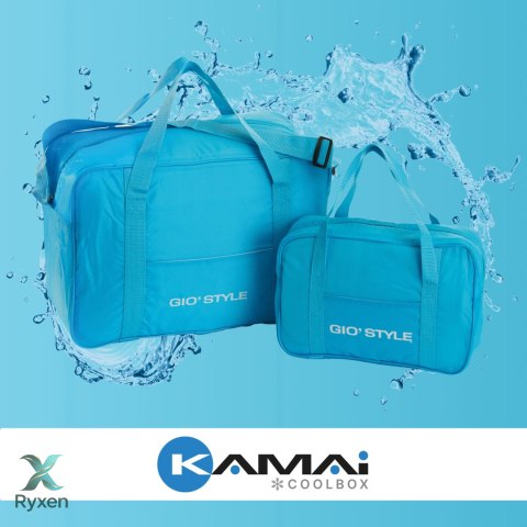Zestaw toreb Kamai Gio Style 24L i 7L, niebieskie, na ramię i z uchwytem do noszenia Kamai Gio Style