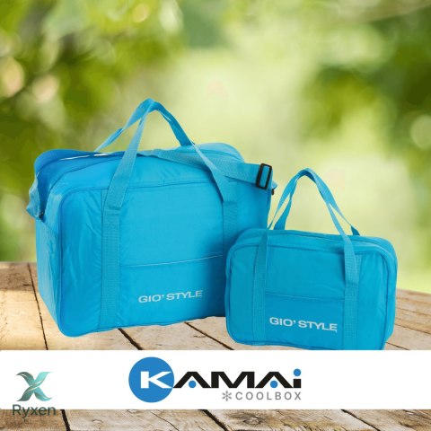 Zestaw toreb Kamai Gio Style 24L i 7L, niebieskie, na ramię i z uchwytem do noszenia Kamai Gio Style