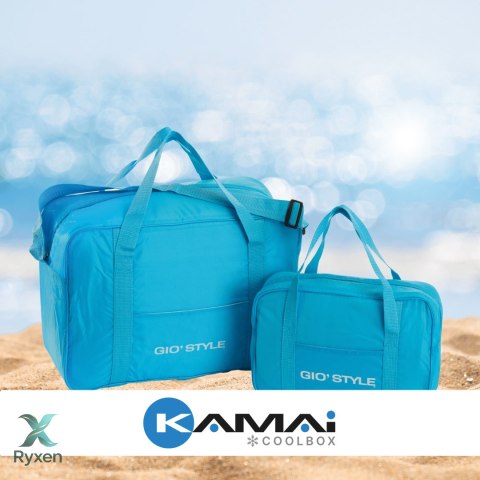 Zestaw toreb Kamai Gio Style 24L i 7L, niebieskie, na ramię i z uchwytem do noszenia Kamai Gio Style