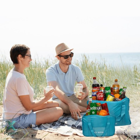 Zestaw toreb Kamai Gio Style 24L i 7L, niebieskie, na ramię i z uchwytem do noszenia Kamai Gio Style