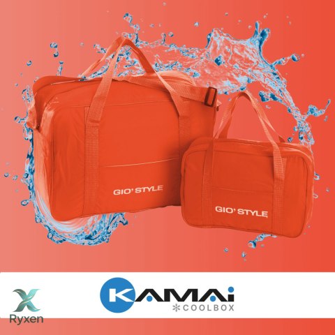 Zestaw toreb Kamai Gio Style 24L i 7L, pomarańczowe, na ramię i z uchwytem do noszenia Kamai Gio Style
