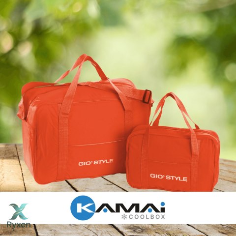 Zestaw toreb Kamai Gio Style 24L i 7L, pomarańczowe, na ramię i z uchwytem do noszenia Kamai Gio Style
