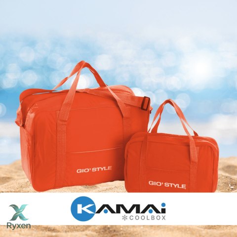 Zestaw toreb Kamai Gio Style 24L i 7L, pomarańczowe, na ramię i z uchwytem do noszenia Kamai Gio Style
