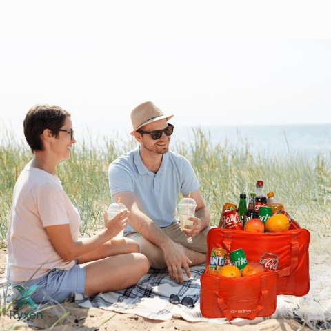 Zestaw toreb Kamai Gio Style 24L i 7L, pomarańczowe, na ramię i z uchwytem do noszenia Kamai Gio Style
