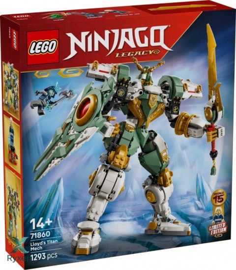 Klocki ninjago 71860 tytanowy mech lloyda 15. rocznica LEGO