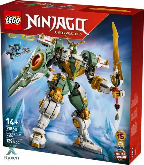 Klocki ninjago 71860 tytanowy mech lloyda 15. rocznica LEGO