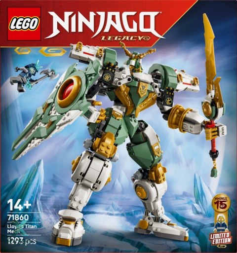 Klocki ninjago 71860 tytanowy mech lloyda 15. rocznica LEGO