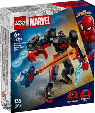 Klocki super heroes 76337 miles morales kontra spider-man 2099 LEGO