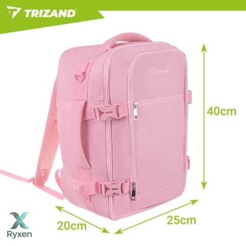 Plecak turystyczny 40x25x20cm różowy Trizand TRIZAND