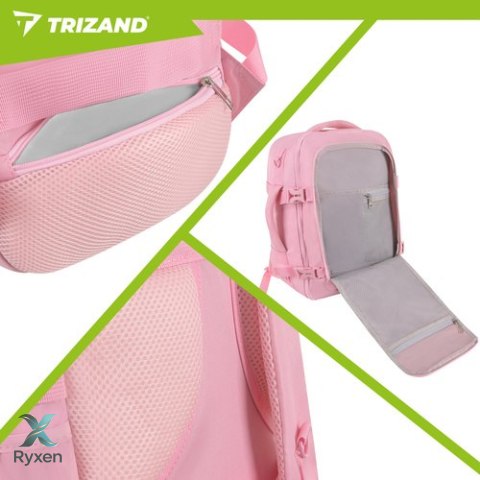 Plecak turystyczny 40x25x20cm różowy Trizand TRIZAND