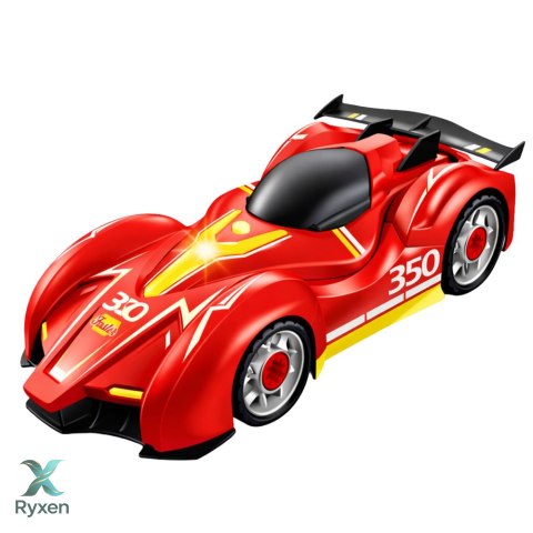 Zestaw Do Tuningu Auta Samochód Wyścigówka Do Skręcania Wkrętarka Światła LEAN TOYS