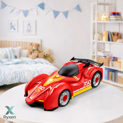 Zestaw Do Tuningu Auta Samochód Wyścigówka Do Skręcania Wkrętarka Światła LEAN TOYS