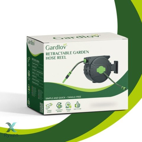 Zwijacz automatyczny na wąż ogrodowy 20m Gardlov GARDLOV