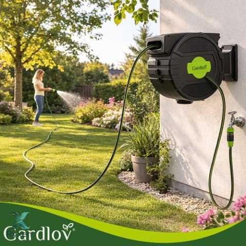 Zwijacz automatyczny na wąż ogrodowy 20m Gardlov GARDLOV
