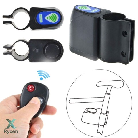 AG436A Alarm rowerowy + pilot ATL
