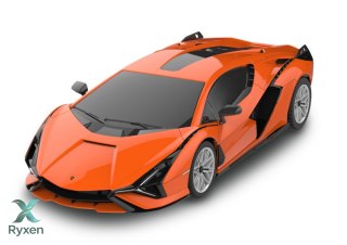 Auto Lamborghini Sian Rastar Zdalnie Sterowane RC Pomarańczowe 1:24 RASTAR