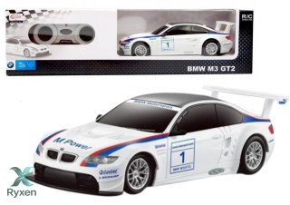 Auto Sportowe BMW M3 GT2 Samochód Zdalnie Sterowany RC Białe 1:24 RASTAR