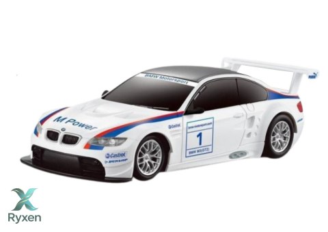 Auto Sportowe BMW M3 GT2 Samochód Zdalnie Sterowany RC Białe 1:24 RASTAR