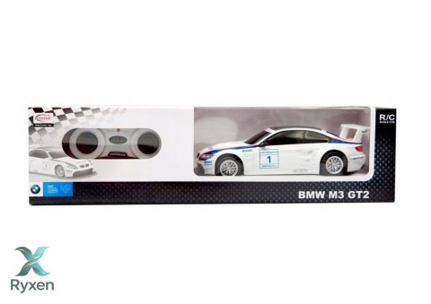 Auto Sportowe BMW M3 GT2 Samochód Zdalnie Sterowany RC Białe 1:24 RASTAR