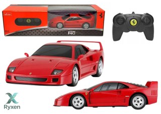 Auto Sportowe RC 1:24 Zdalnie Sterowane Ferrari F40 Czerwone RASTAR