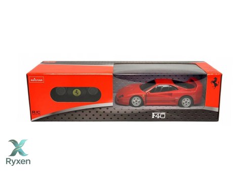 Auto Sportowe RC 1:24 Zdalnie Sterowane Ferrari F40 Czerwone RASTAR