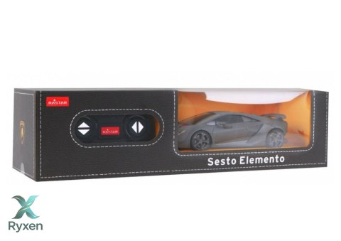Auto Sportowe RC Zdalnie Sterowane Lamborghini Sesto Elemento Szare 1:24 RASTAR