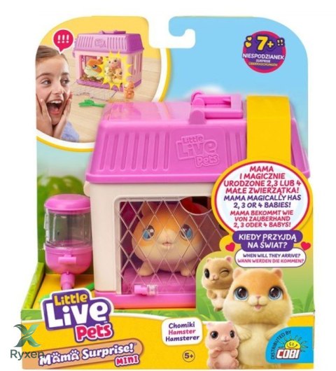 Figurka little live pets - mama surprise mini chomik COBI