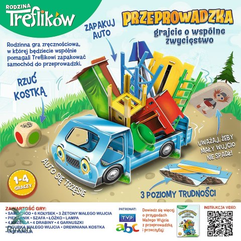Gra zręcznościowa Przeprowadzka z Rodziną Treflików Trefl 02071 TREFL GRY