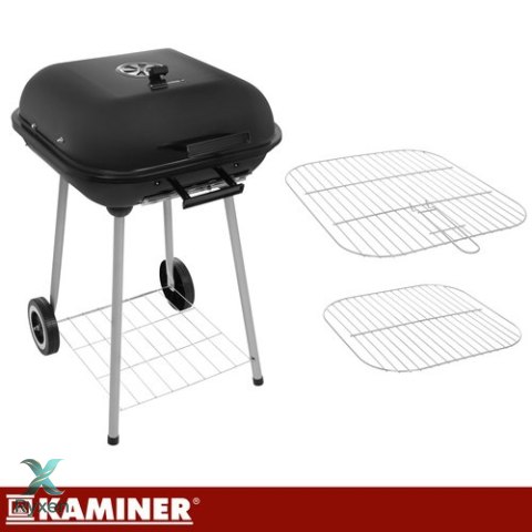 Grill ogrodowy z pokrywą53x77x46cm Kaminer KAMINER